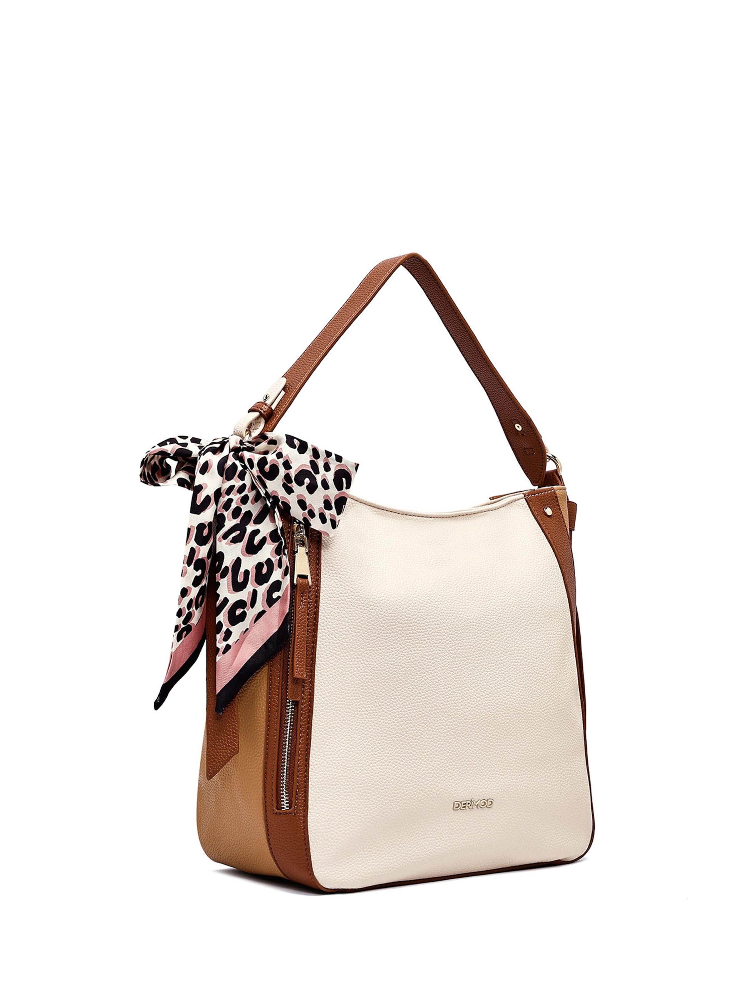 Derimod Schultertasche in Beige