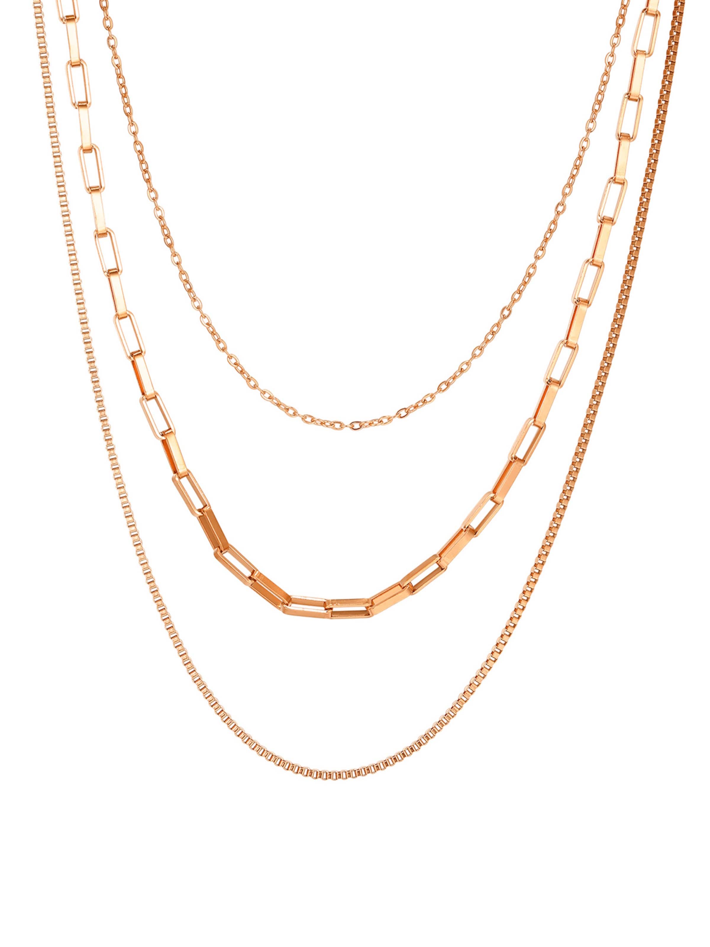 Collana 'Triple Layer' di Hey Happiness in oro