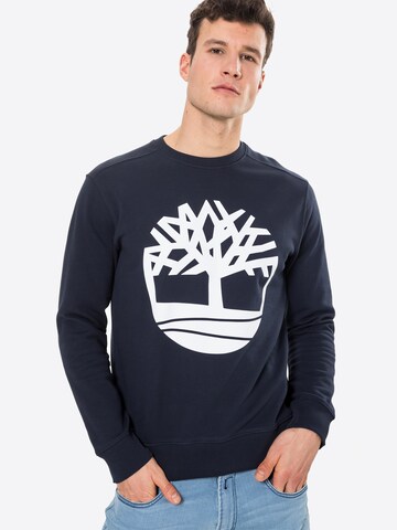 Sweat-shirt TIMBERLAND en bleu : devant