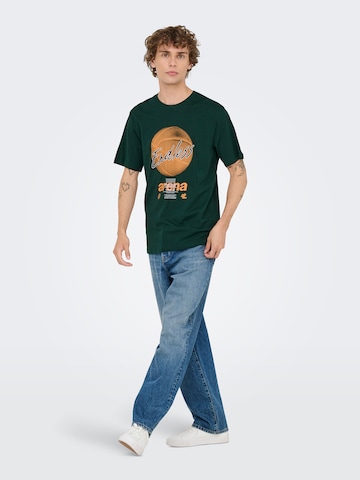 Only & Sons Shirt 'ONSBRON' in Groen