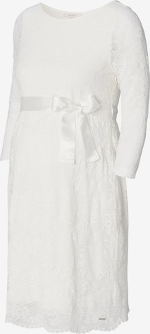 Esprit Maternity Kleid in Weiß: predná strana