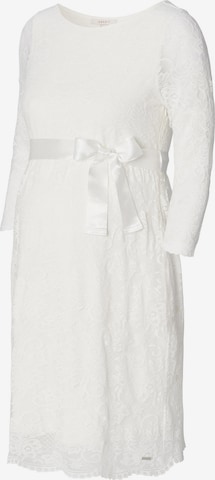 Esprit Maternity - Vestido en blanco: frente