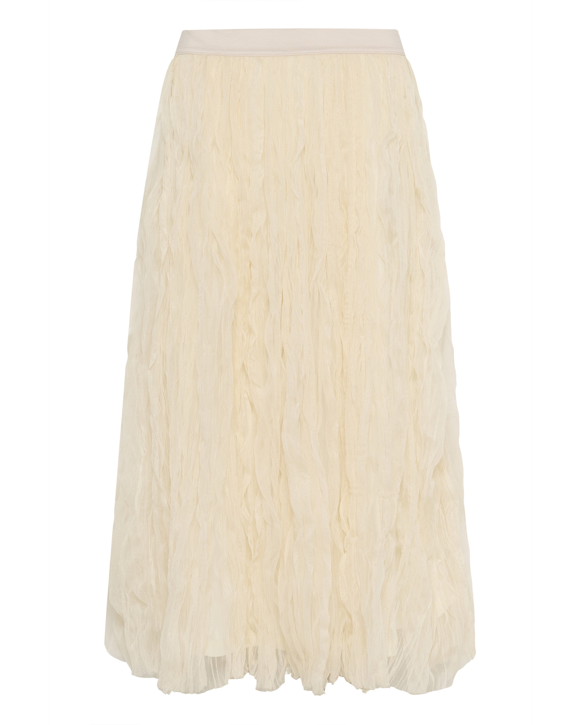 Jupe CULTURE en beige : devant