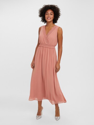 VERO MODA Kleid 'Dinna' in Pink: predná strana