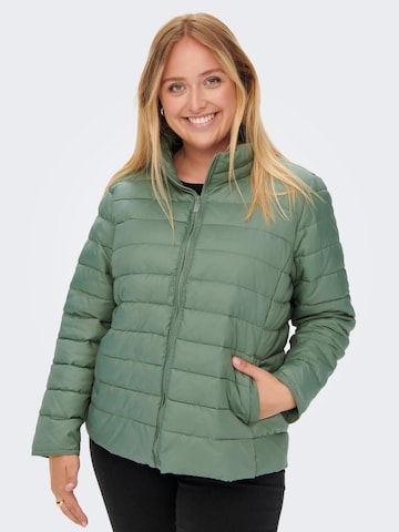 ONLY Carmakoma Between-season jacket 'Tahoe' in Green: front
