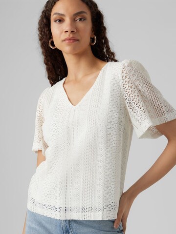 VERO MODA Bluse 'Honey' in Weiß