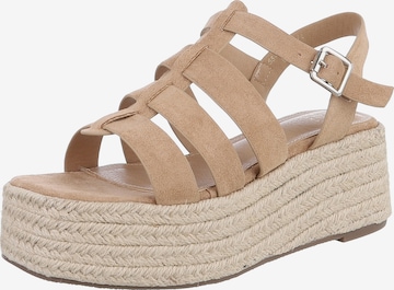 Ital-Design Sandals in Brown: front