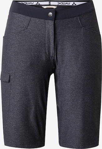 VAUDE Regular Workout Pants 'Tremalzo' in Black: front