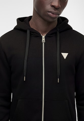 Giacca di felpa di GUESS in nero