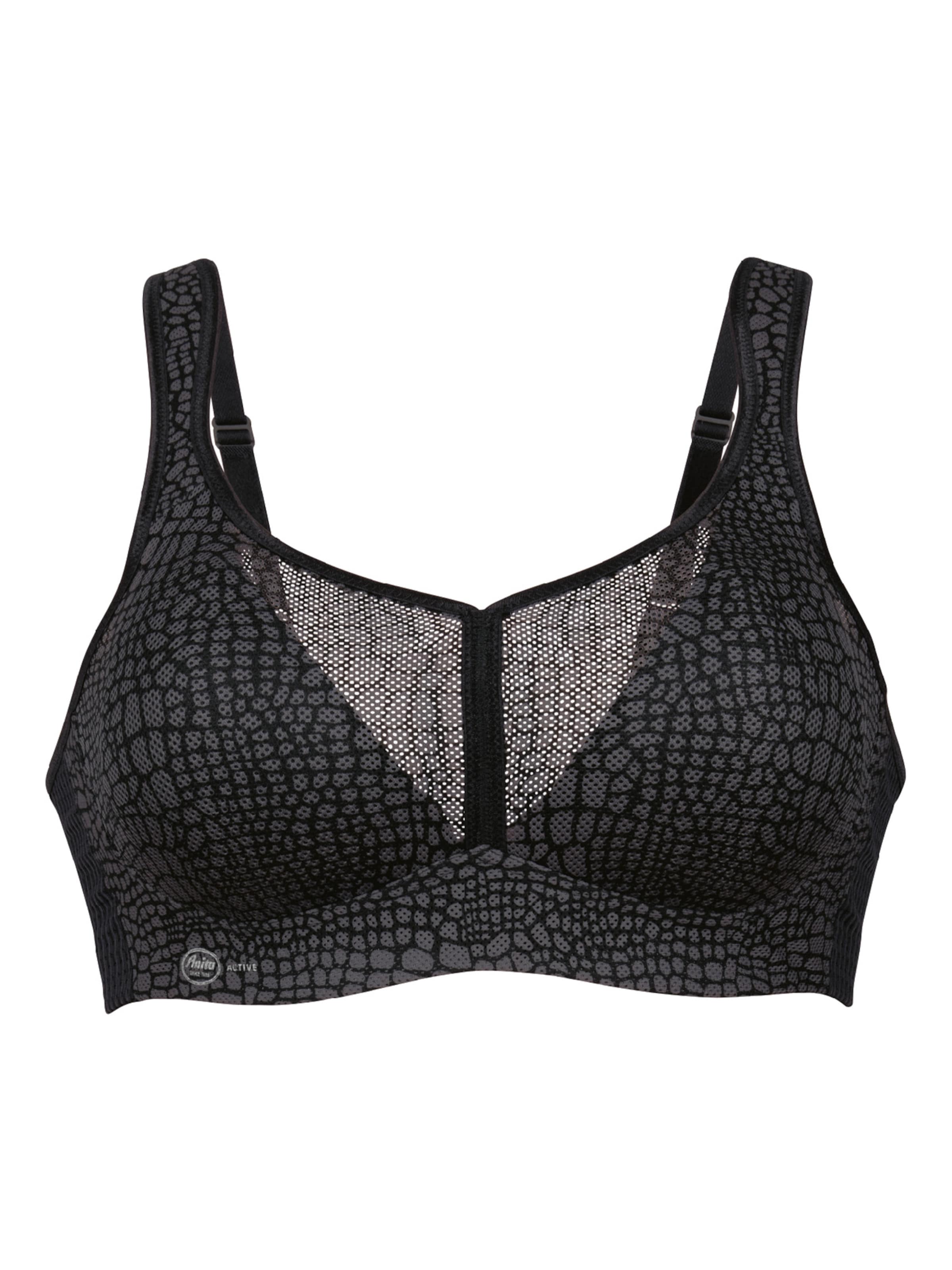 ANITA Bra 'Air Control Delta Pad Sport' in Grey: front