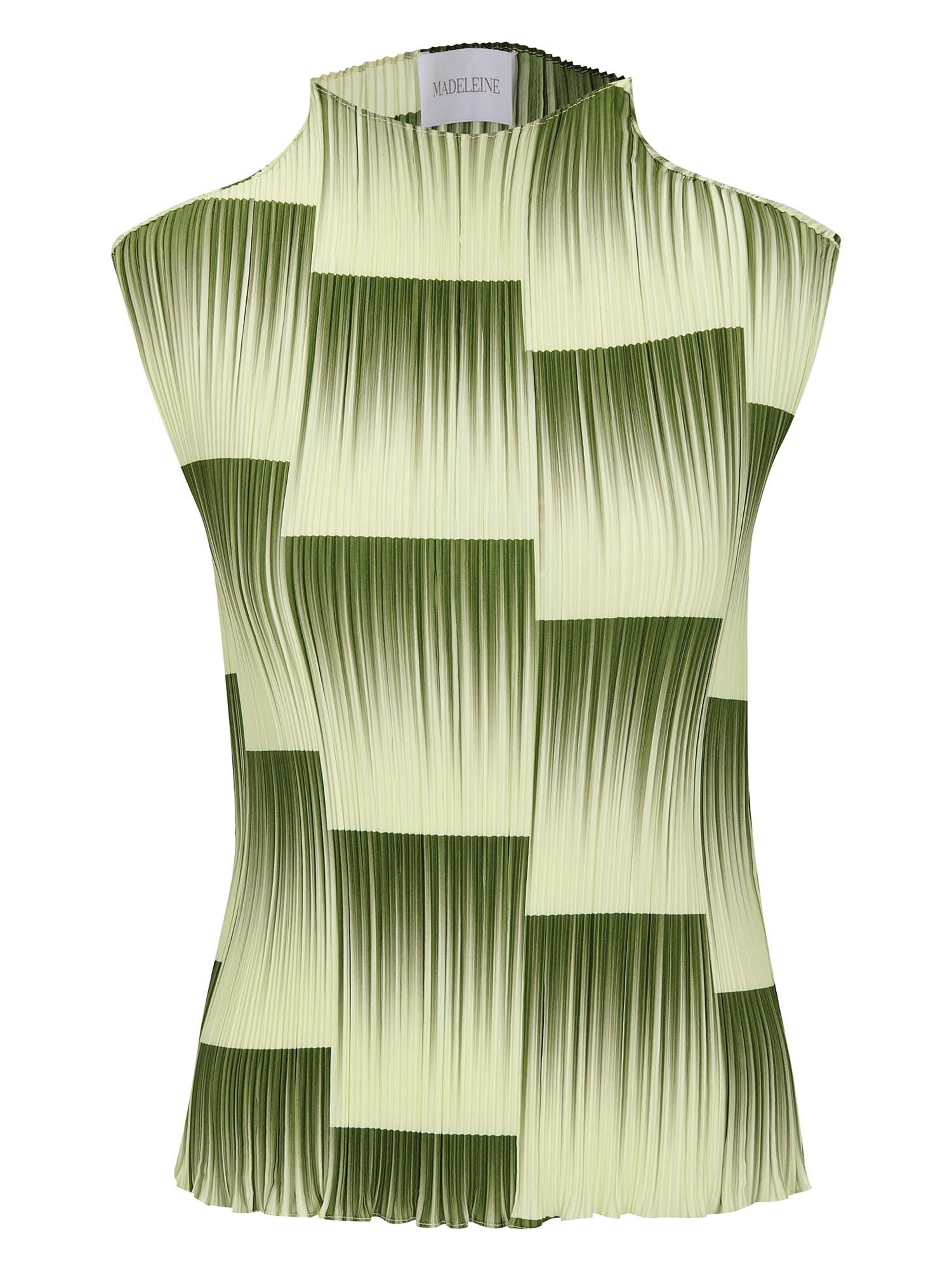 MADELEINE Blouse in Green: front