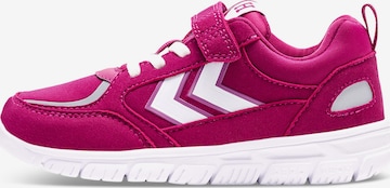 Hummel Sneakers in Roze: voorkant