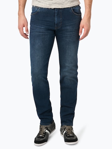 bugatti Regular Jeans in Blauw: voorkant