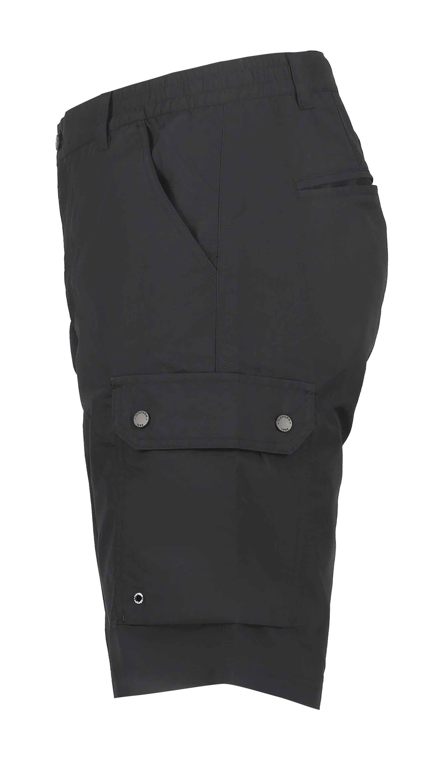 ICEPEAK Regular Outdoor Pants 'Anzio' in Black