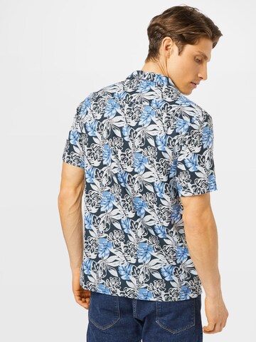 FARAH - Ajuste regular Camisa 'OASIS' en azul