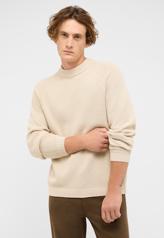 MUSTANG Pullover 'Elwood' in Beige: Vorderseite