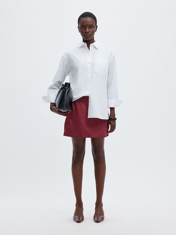 Jupe SELECTED en rouge