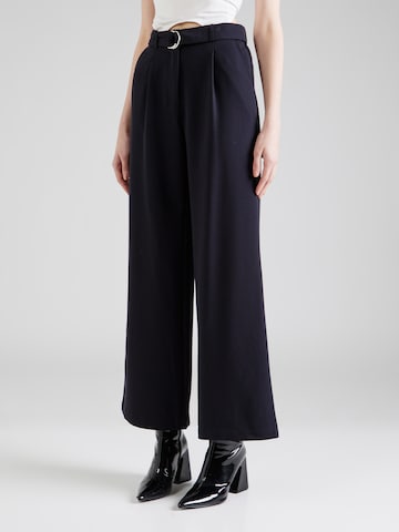 Wide Leg Pantalon à pince Tally Weijl en noir : devant