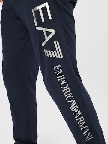 Effilé Pantalon EA7 Emporio Armani en bleu