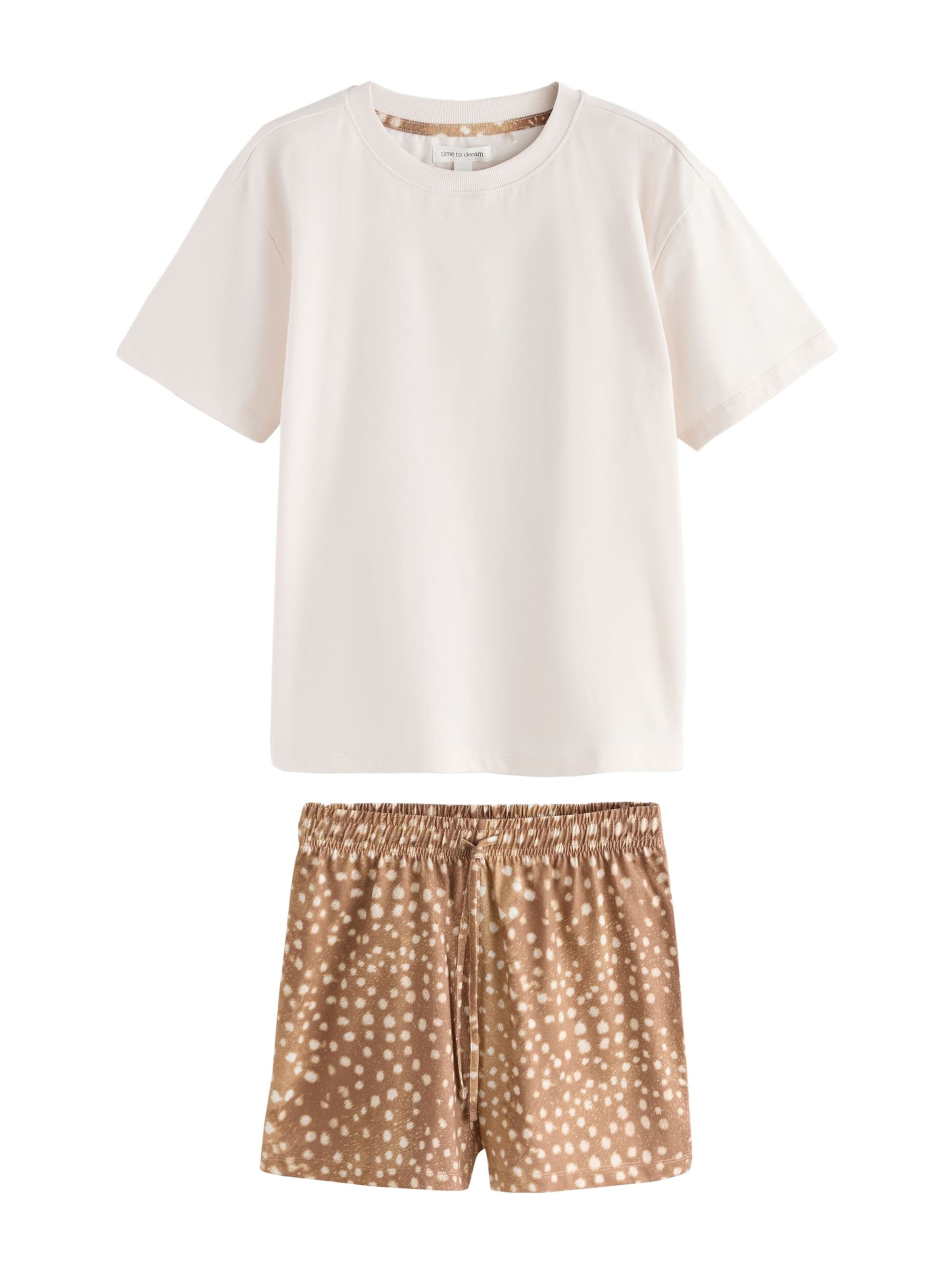 Next - Calções de pijama em castanho: frente