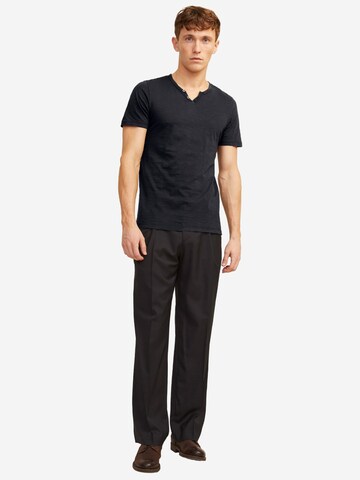 JACK & JONES Shirt 'Split' in Zwart