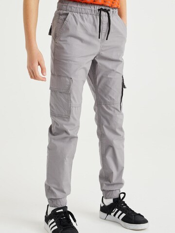 Effilé Pantalon WE Fashion en gris