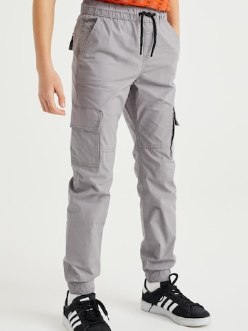 WE Fashion Tapered Broek in Grijs