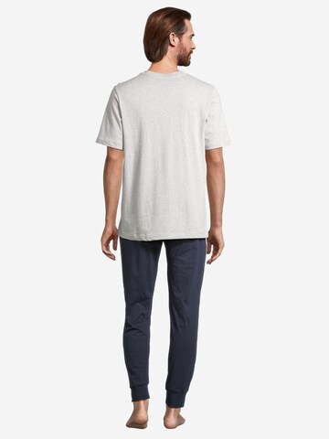 SCHIESSER Pyjama kurz 'Night & Home' in Grau