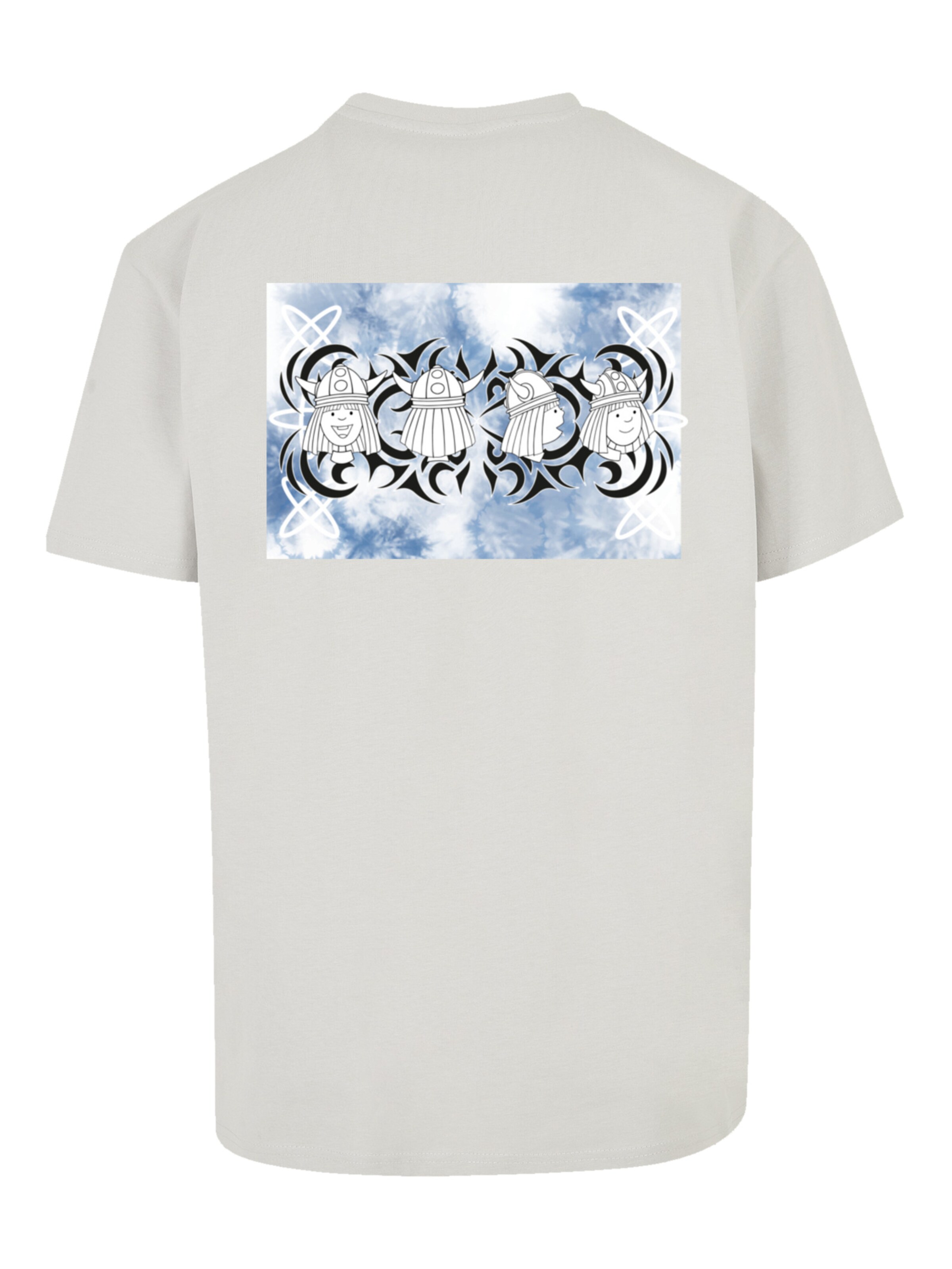 F4NT4STIC Shirt 'Wickie und die starken Männer Turn Your Head' in Grey