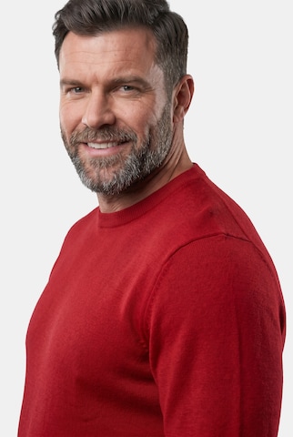 Men Plus Pullover in Rot