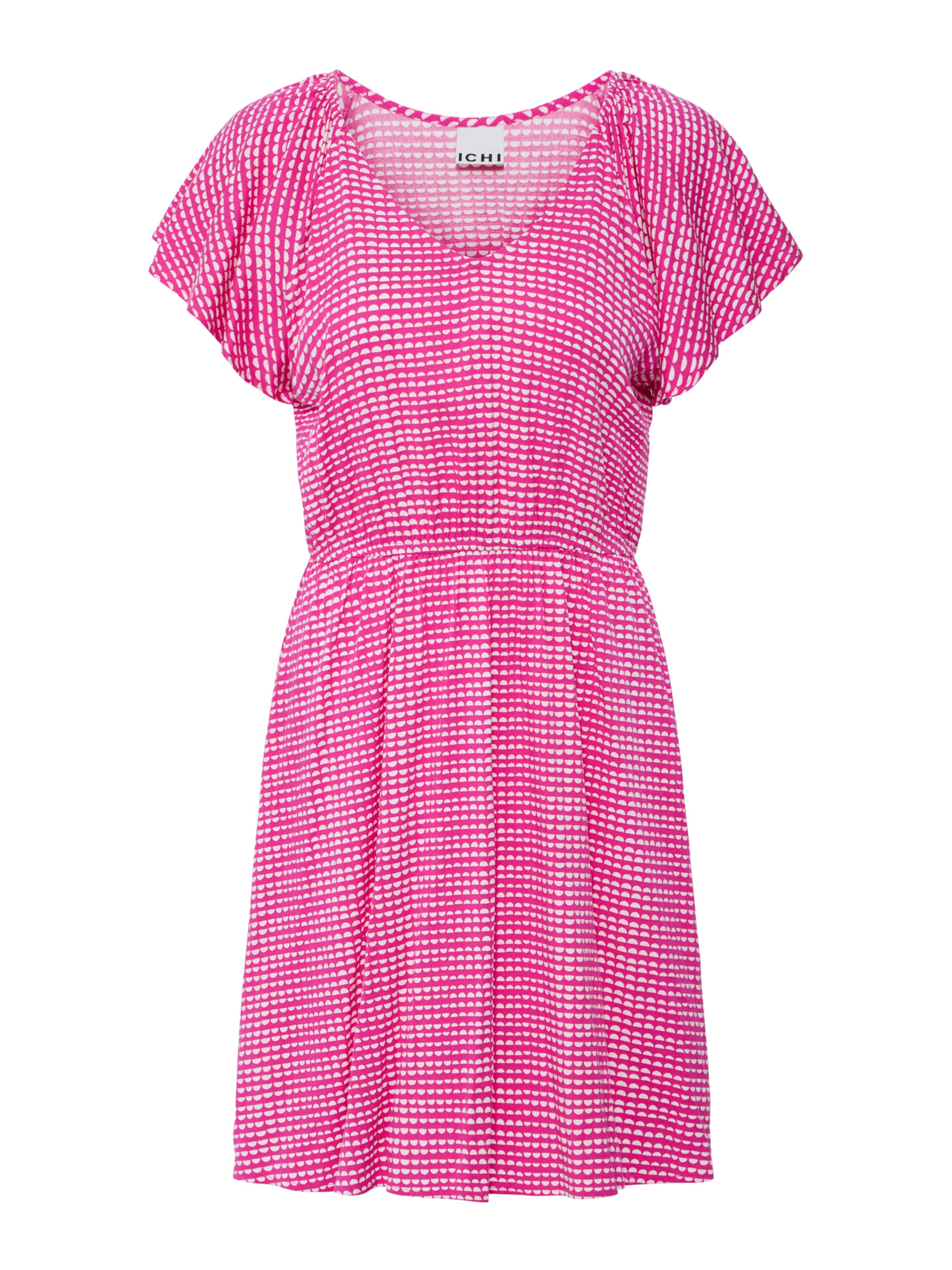 ICHI Лятна рокля 'IHAYA' в розово / бяло, Преглед на продукта