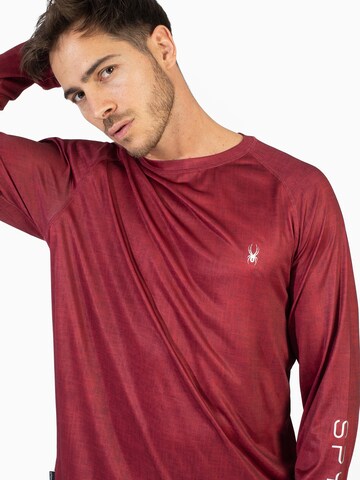 Spyder Functioneel shirt in Rood