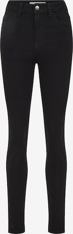 WE FashionSkinny Traperice - crna boja: prednji dio