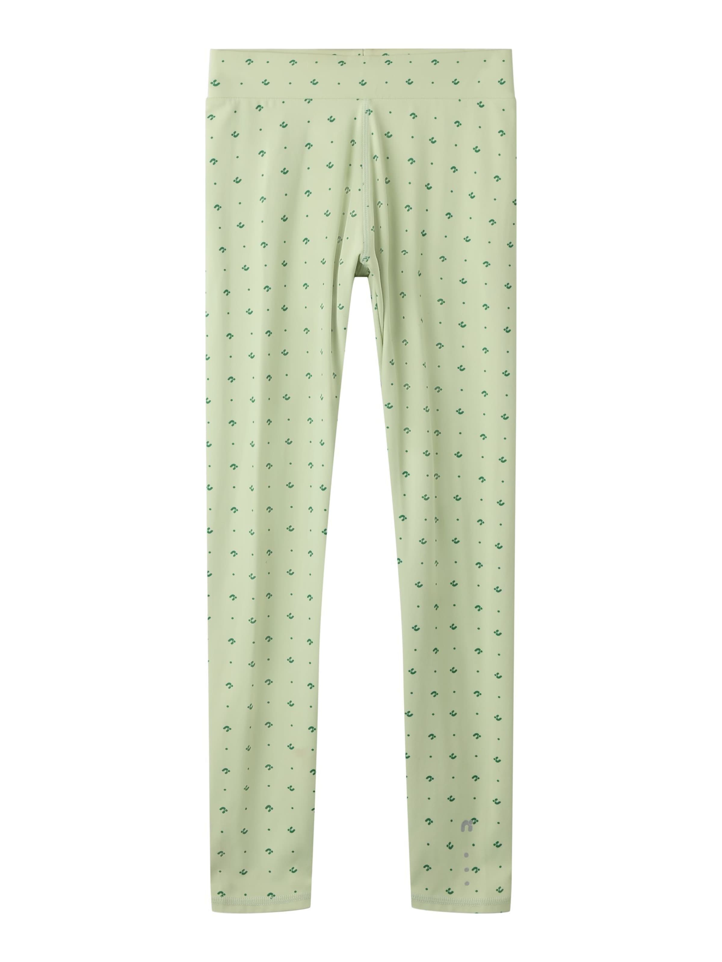 NAME IT Regular Leggings in Groen: voorkant
