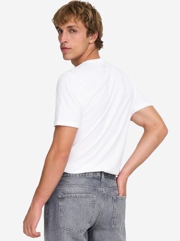 Only & Sons Shirt 'Basic' in Weiß