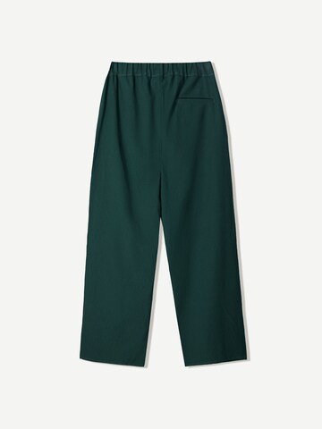 Bershka Loosefit Broek in Groen