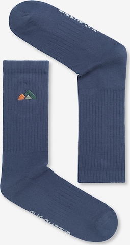 Calzino di GREENBOMB in blu: frontale