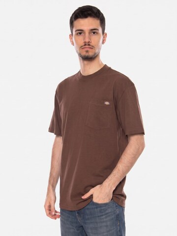 T-Shirt 'LURAY' DICKIES en marron