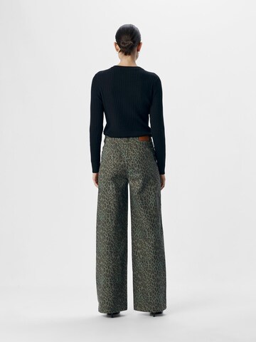 Wide Leg Jean 'Seni' OBJECT en vert