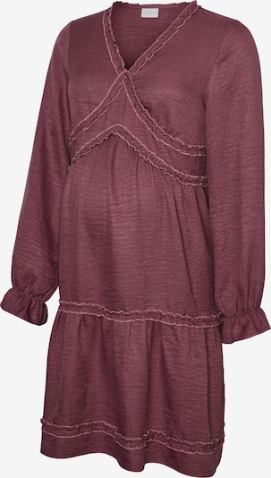 MAMALICIOUS Kleid 'MLAda' in weinrot, Produktansicht
