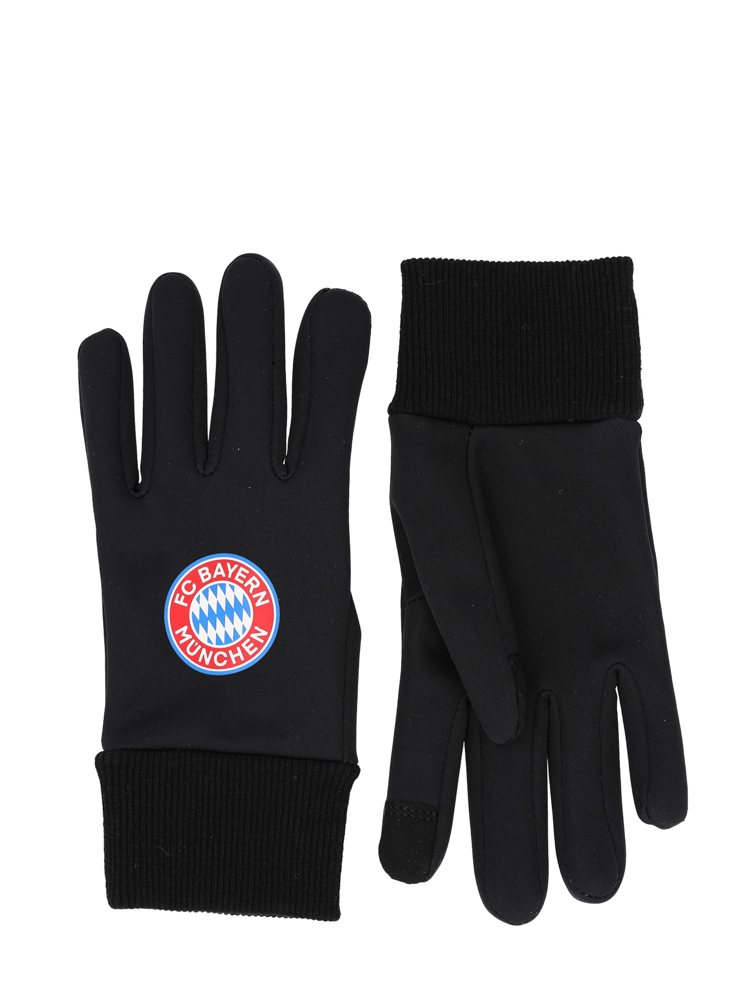 FC BAYERN MÜNCHEN Full Finger Gloves in Blue / Red / Black, Item view