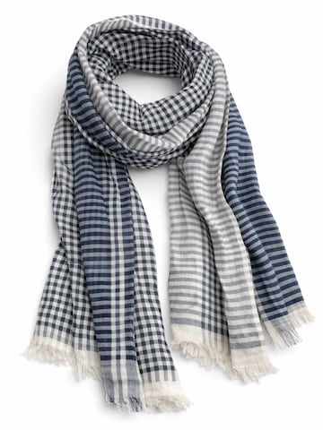 COLLEZIONE ALESSANDRO Schal 'Nordeney'‌‌‌‌‌‌‌‌‌ in Blau: Vorderseite