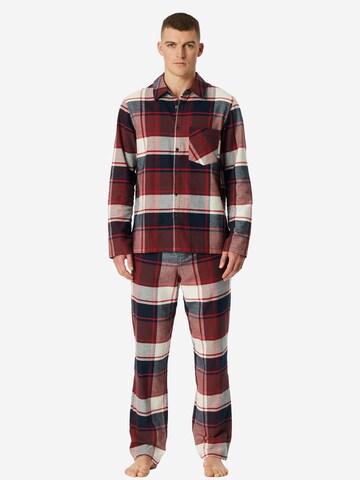 Pyjama long 'Selected Premium Warming' SCHIESSER en bleu
