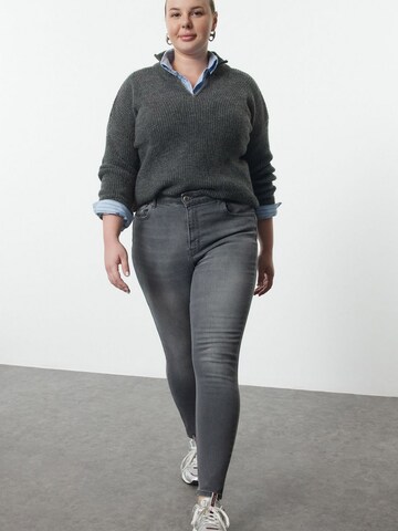 Skinny Jean Trendyol Curve en gris