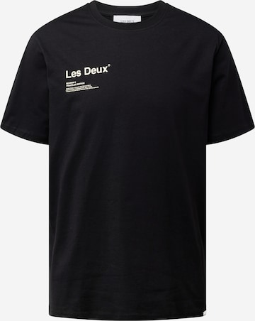 Les Deux Shirt 'Brody' in Black: front