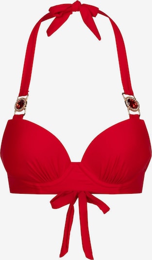 Moda Minx Bikini zgornji del 'Amour' | rdeča barva, Prikaz izdelka