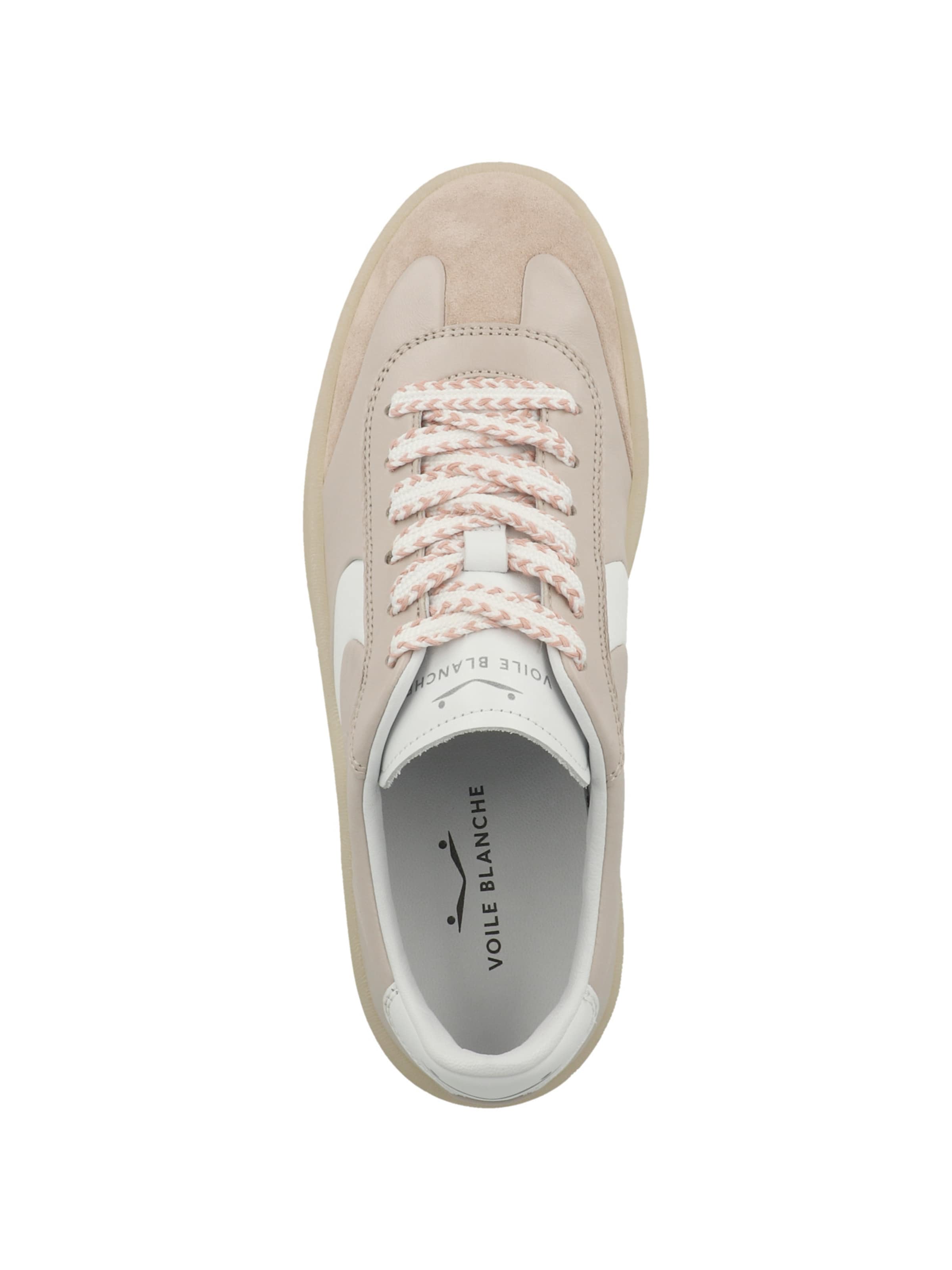 Baskets basses ' MIND 02 ' Voile blanche en rose