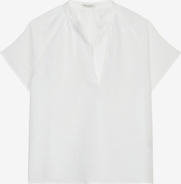 Marc O'Polo Blouse in Wit: voorkant