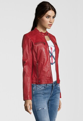 BUFFALO Lederjacke 'BE Loved' in Rot