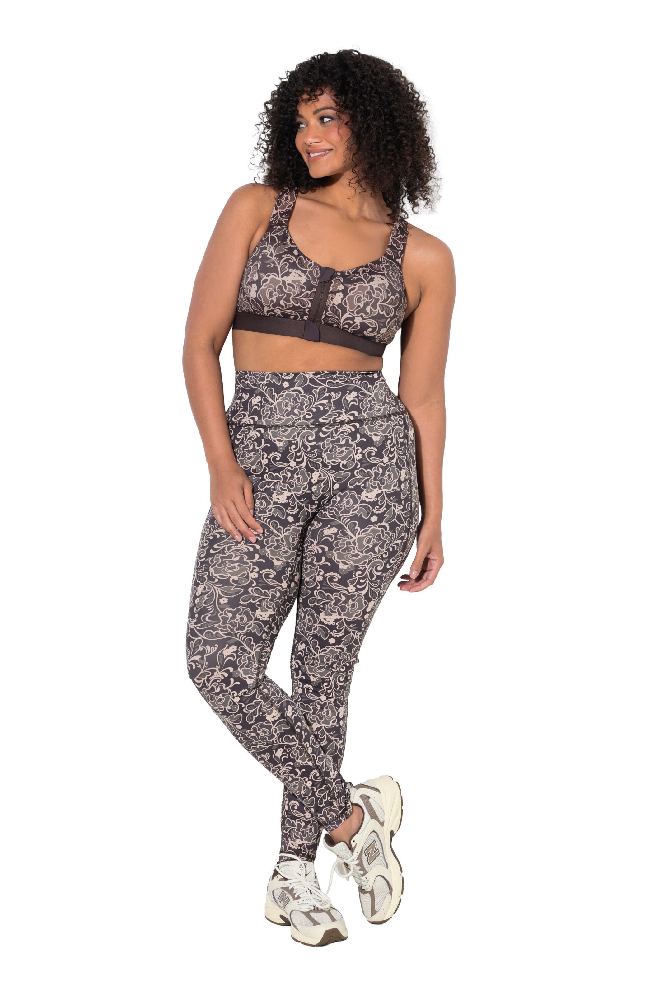 Ulla Popken Skinny Leggings in Brown